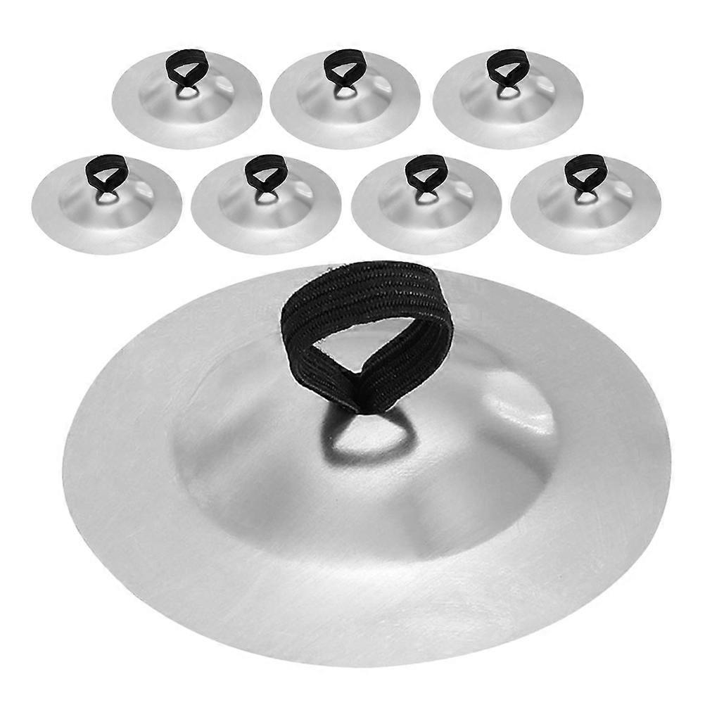 Finger Percussion Cymbals for Dance Practice 16Pairs Silver Copper