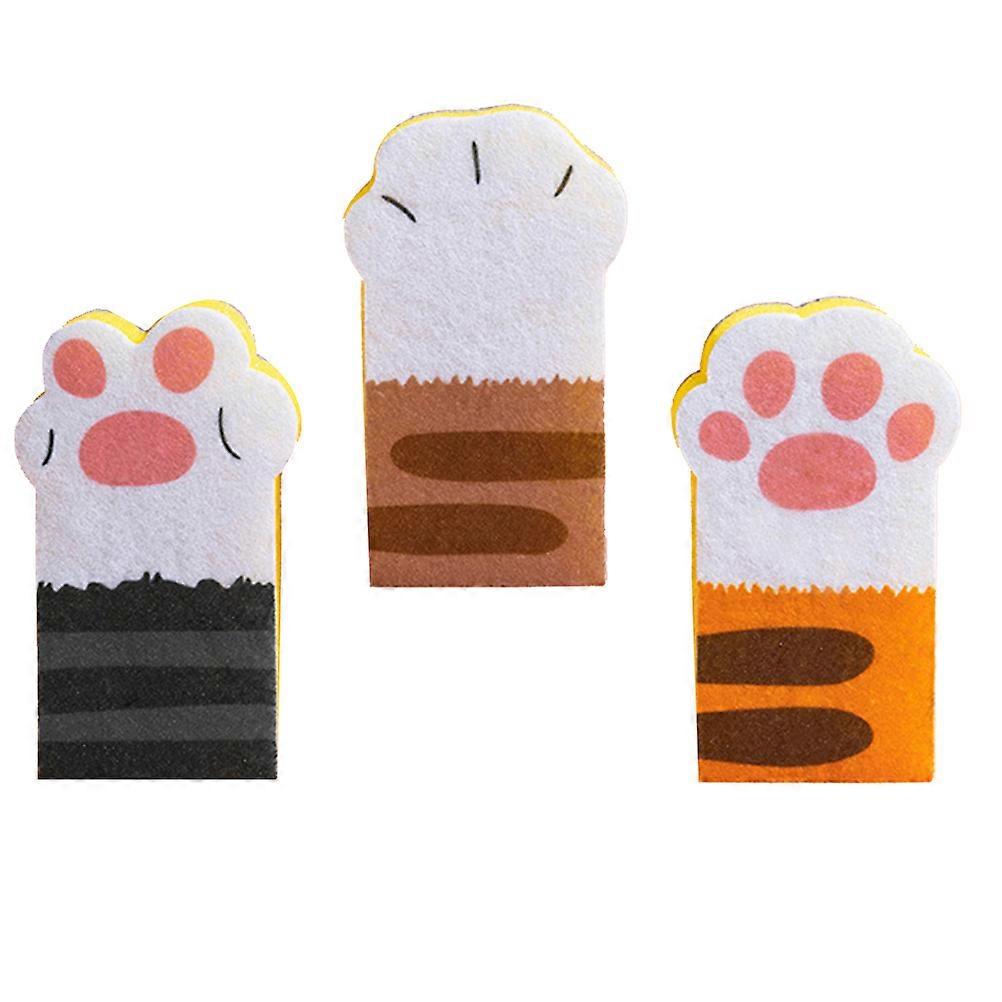 Dishwashing Pad for Kitchen Cleaning 6Pcs Assorted Claw Pattern