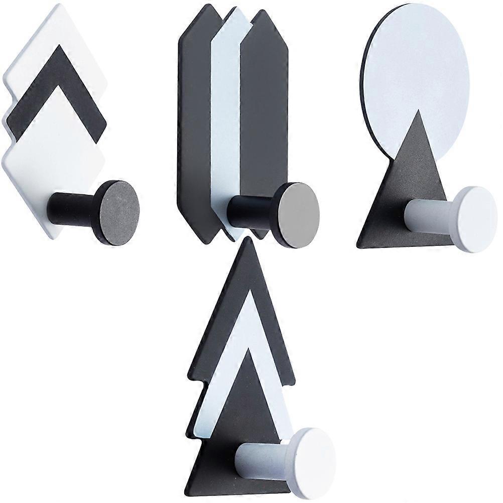 Multi Color Wall Hooks Decorative Iron Hooks for Hanging 16Pcs