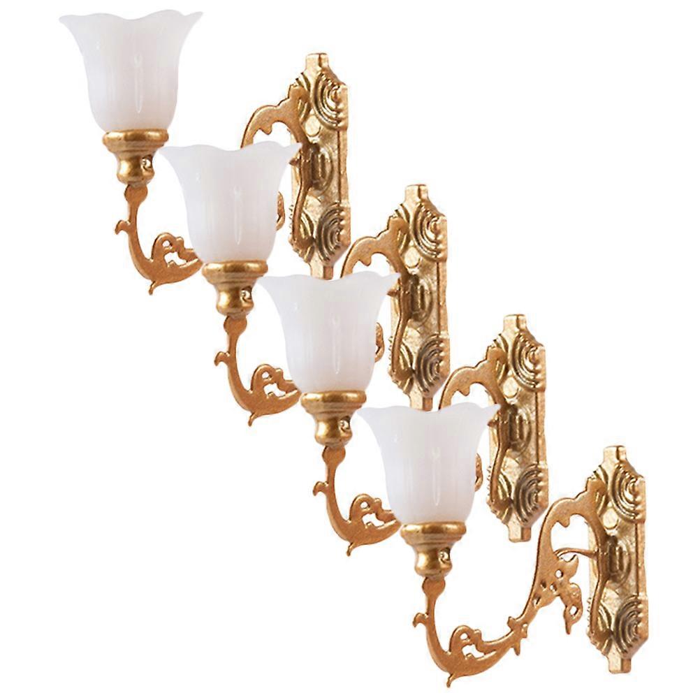 Tiny Wall Lamp for Sand Table Ornament with 12Pcs Set