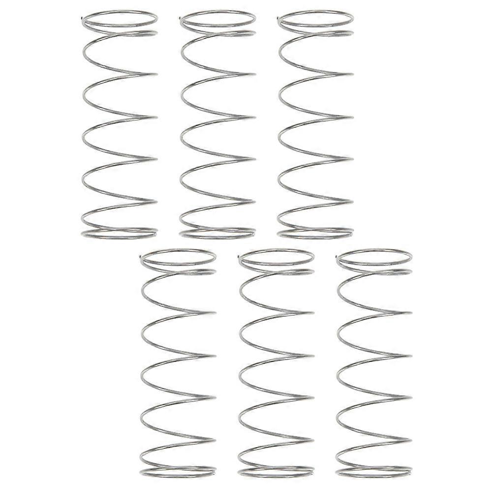 6Pcs Durable Stainless Steel Trumpet Button Accessories For Maintenance And Replacement Parts In Silver