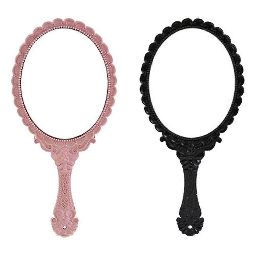 Cosmetic Mirror Makeup Mirror for Makeup 4Pcs Handheld Portable Vintage