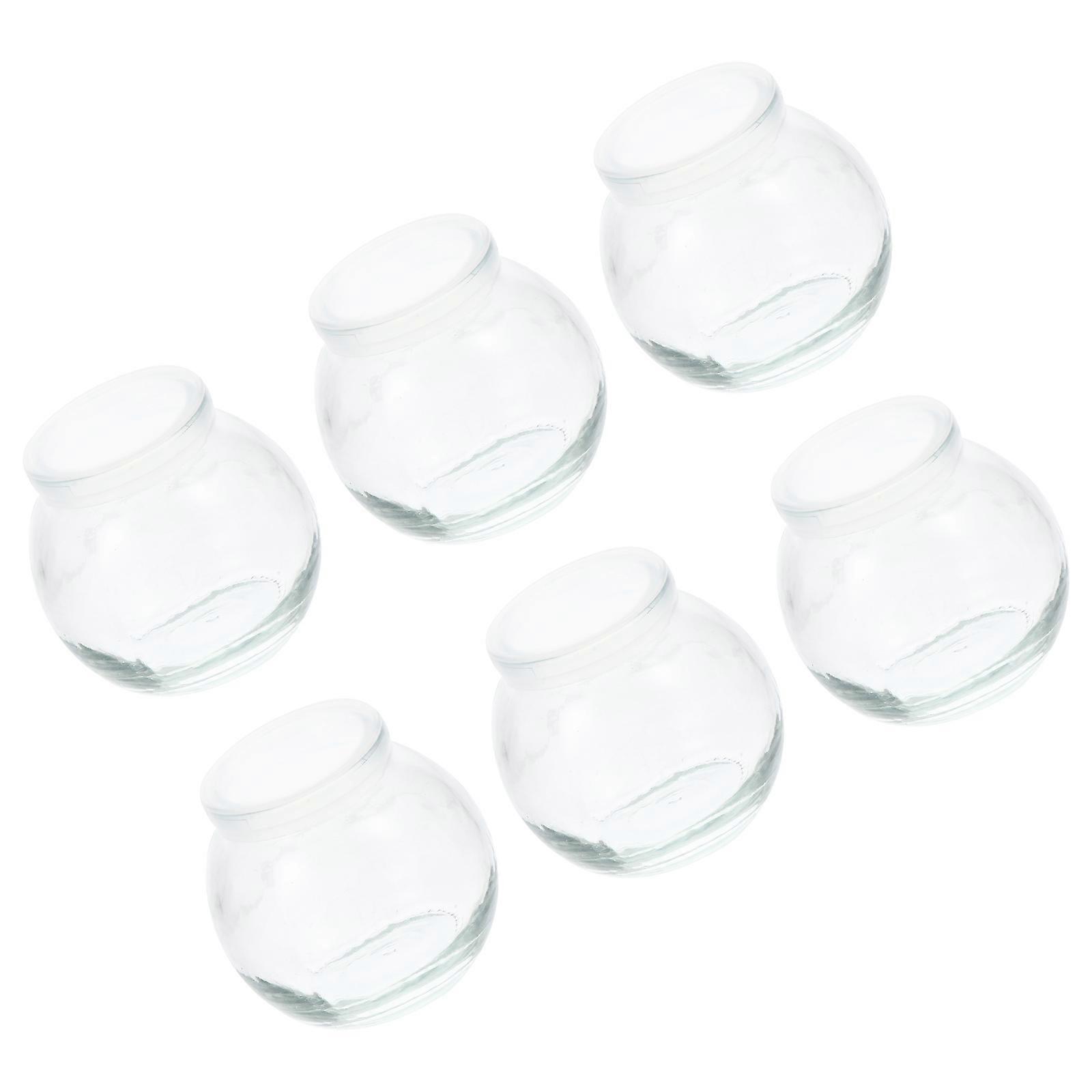Assorted Color Yogurt Bottles Storage Containers For Camping And Home Use 12Pcs