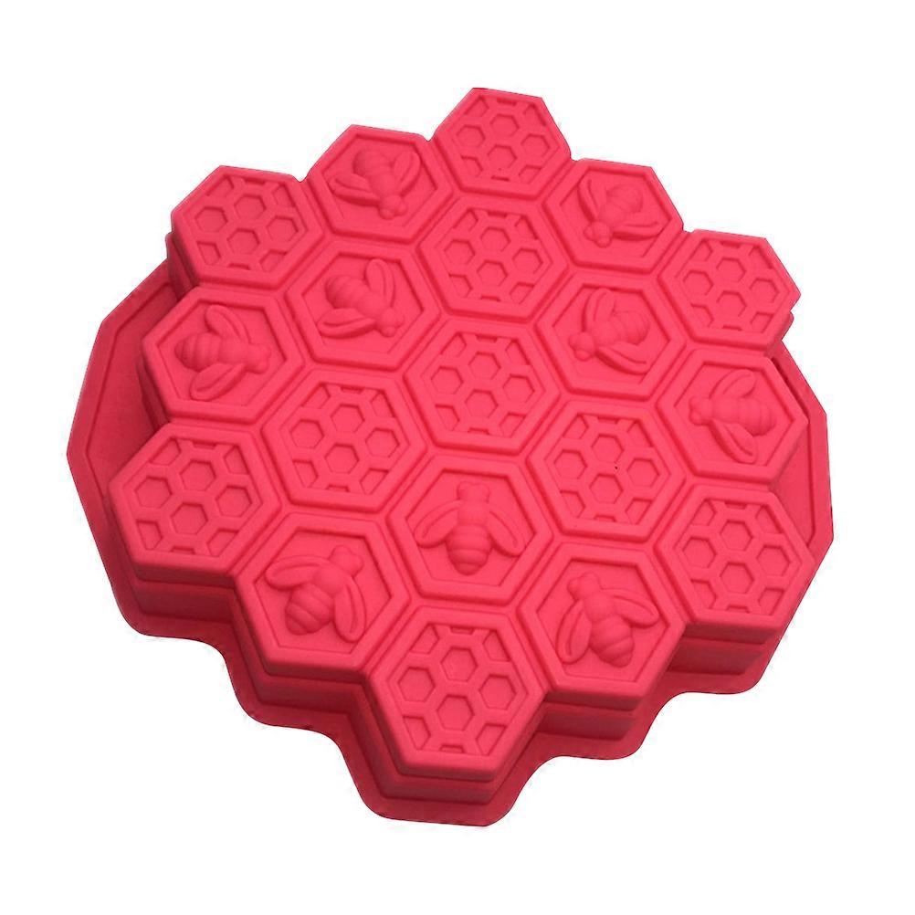 DIY Baking Mold Silicone Honeycomb Cake Mold for Baking Use 3Pcs
