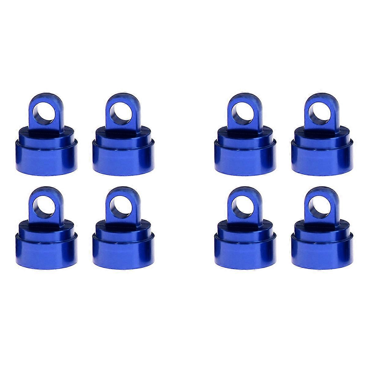 4PCS Machined Alloy Shock Caps for Slash 2WD 4WD,Blue