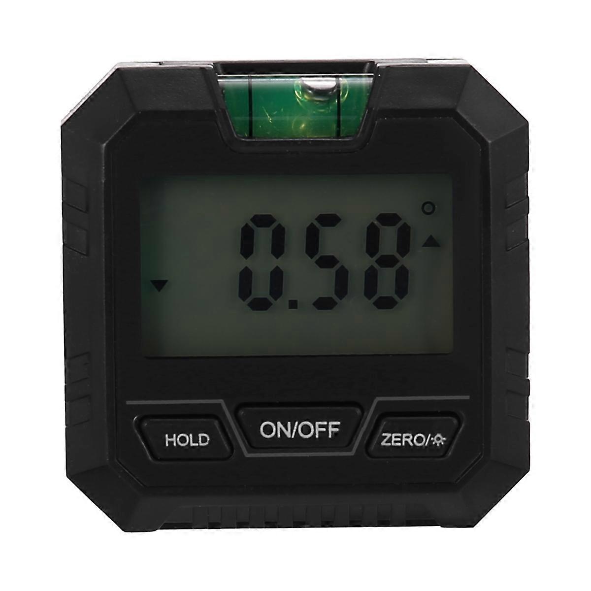 Mini Digital Protractor Inclinometer Electronic Goniometer Black