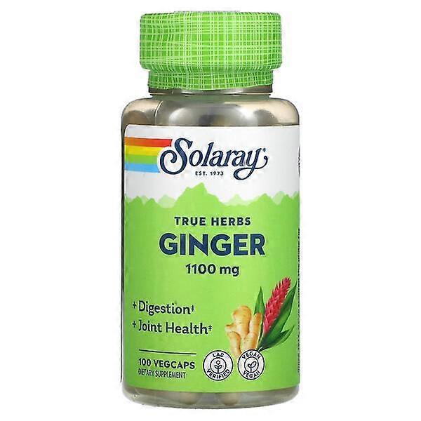 Solaray, Ginger, 550 mg, 100 VegCaps