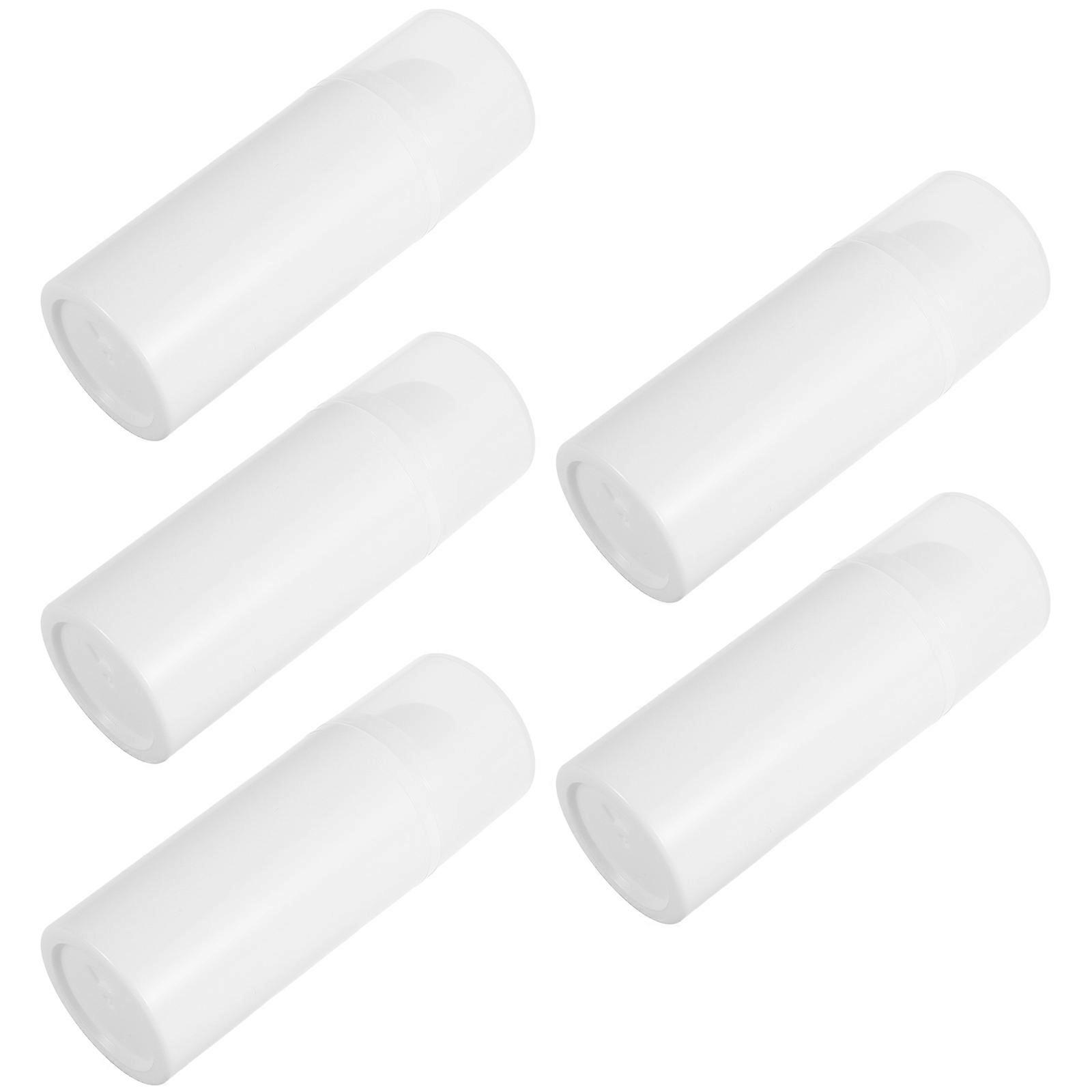 Empty Lotion Container Refillable Pump Dispenser for Travel 10Pcs White