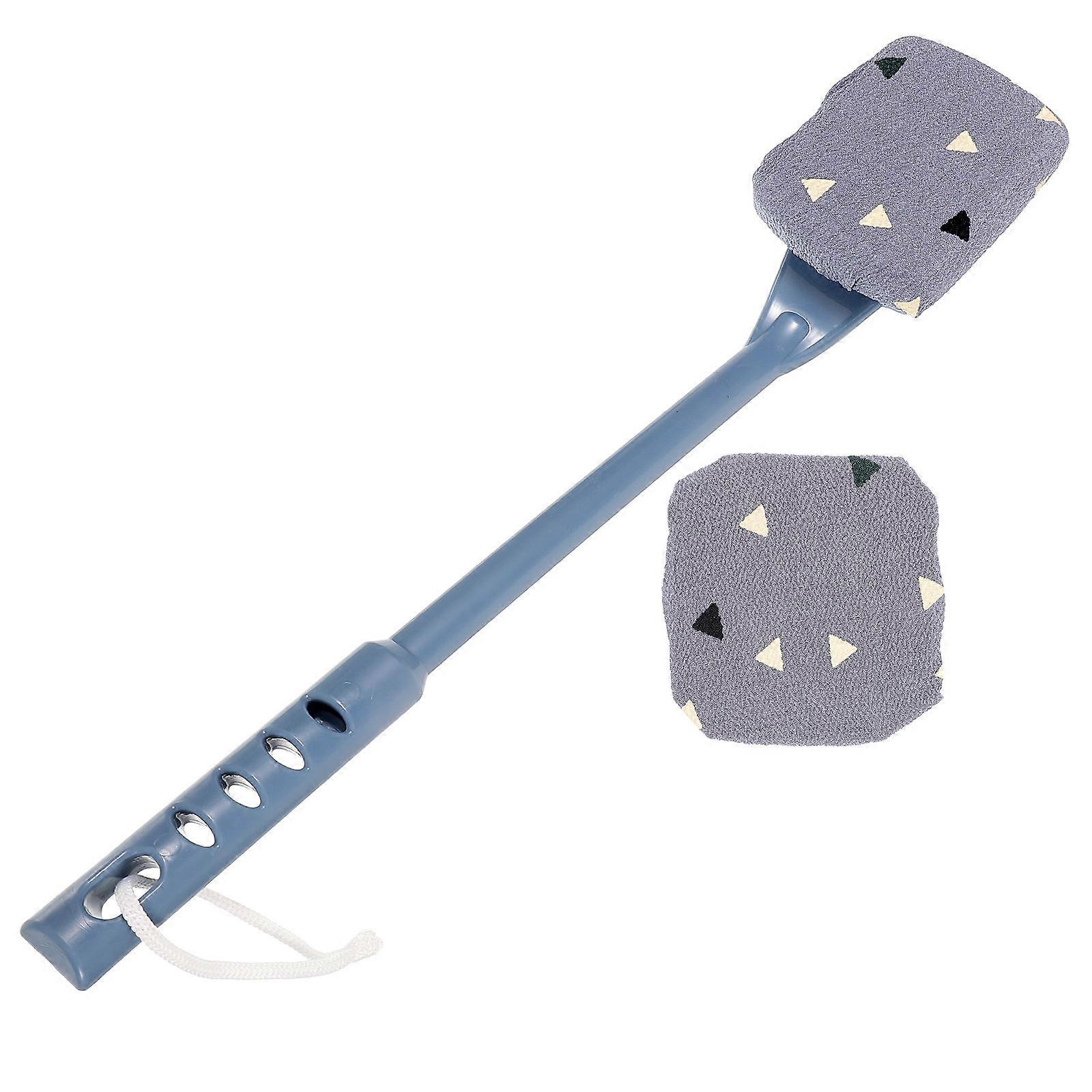 Back Scrubbing Shower Brush 5Pcs Long Handle Exfoliator For Comfortable Bathing Experience