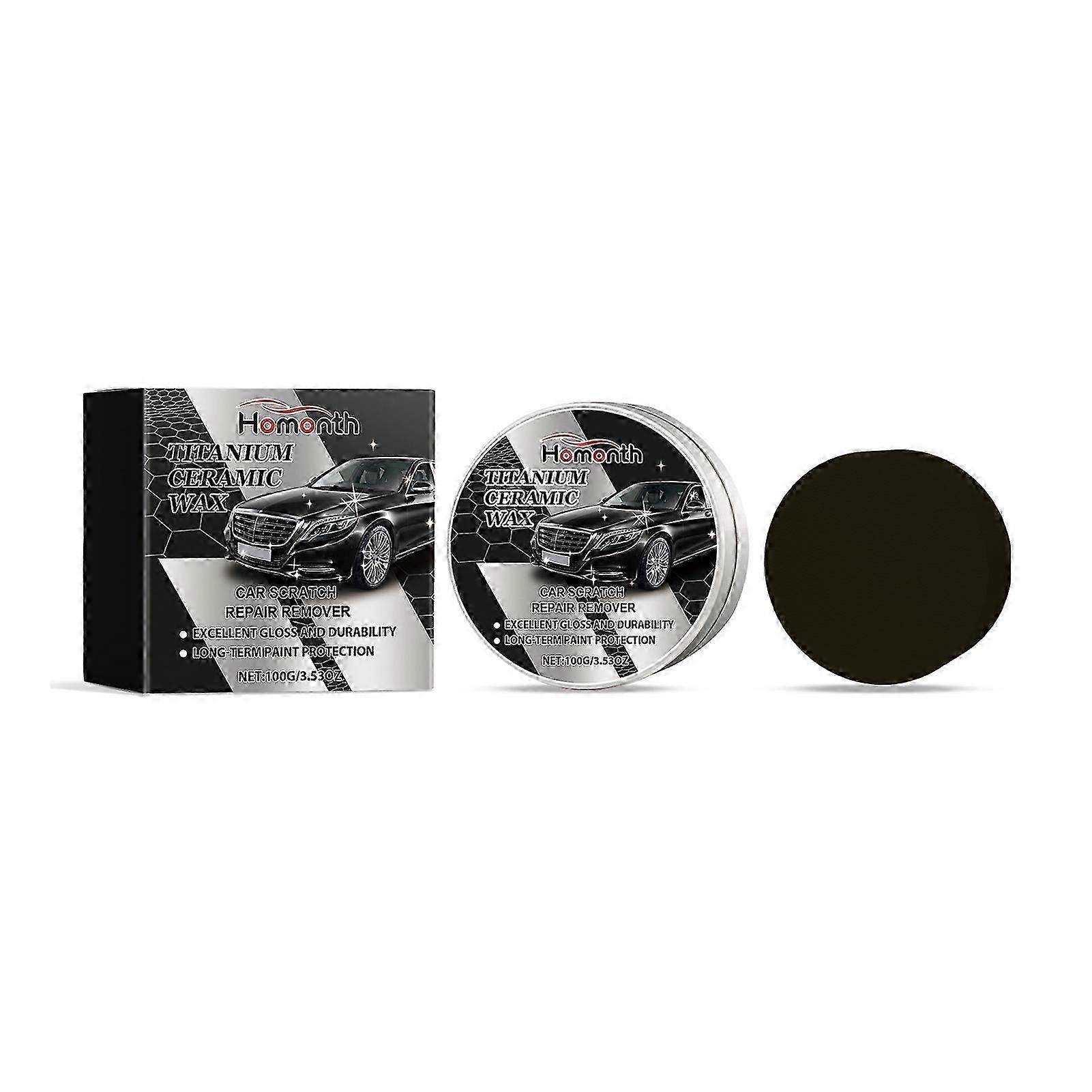 Lasting Protection Mild Formulas Polish Wax with Sponge Multipurpose Auto Scratch Covering Paste for Car Vehicles