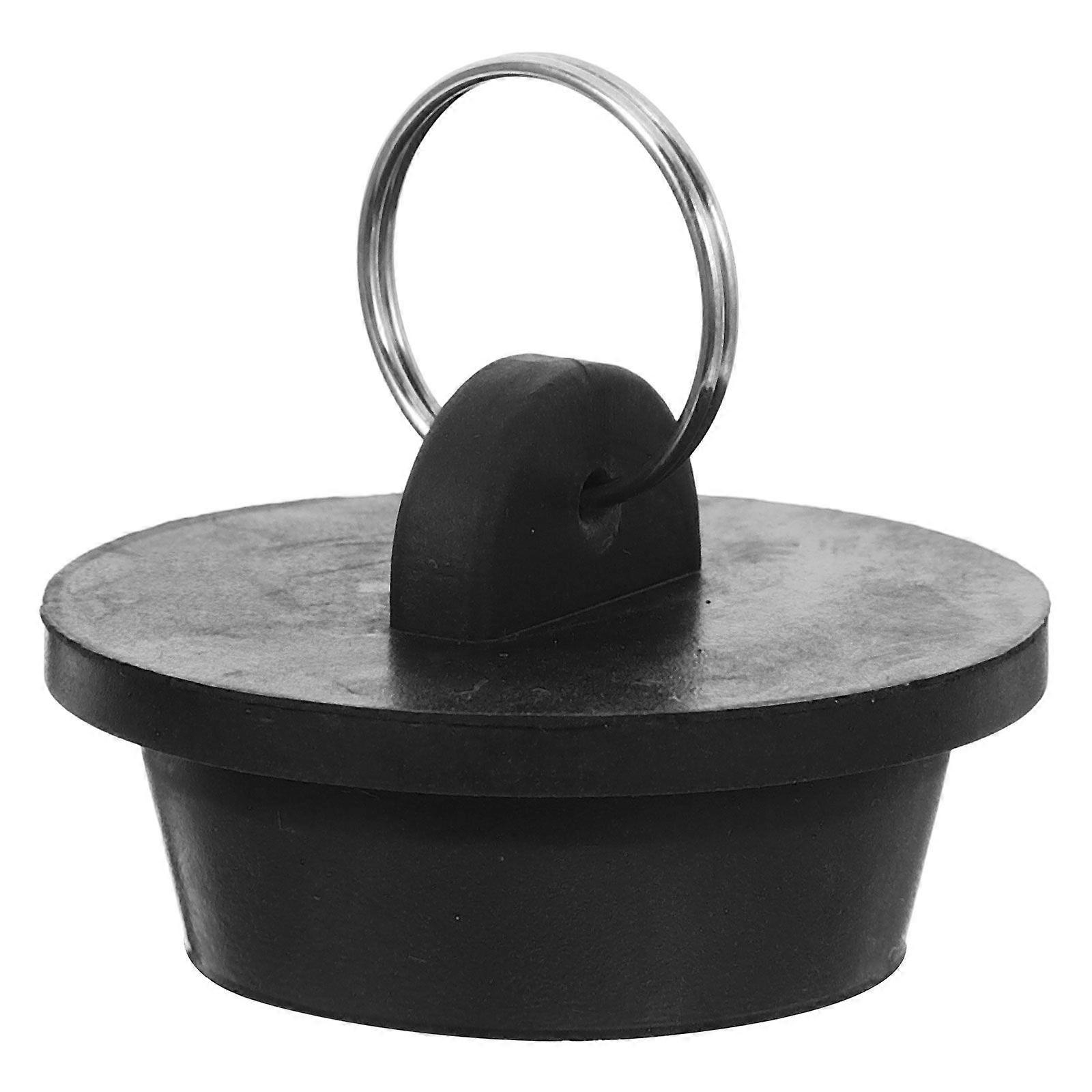 Bathtub Sink Stopper Rubber Bathtub Drain Plug Bath Stopper Bathroom Drain Plug with Pull Ring
