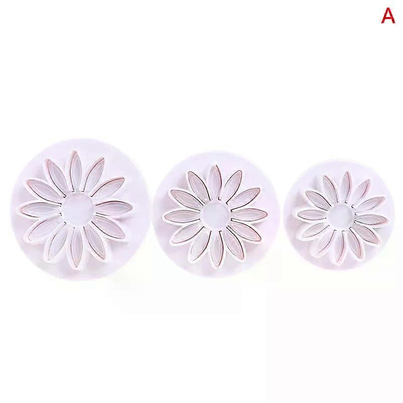 DIY Home Bow Knot Flower Plunger Cutter Molds For Fondant Cake Cookie Decorating Tool