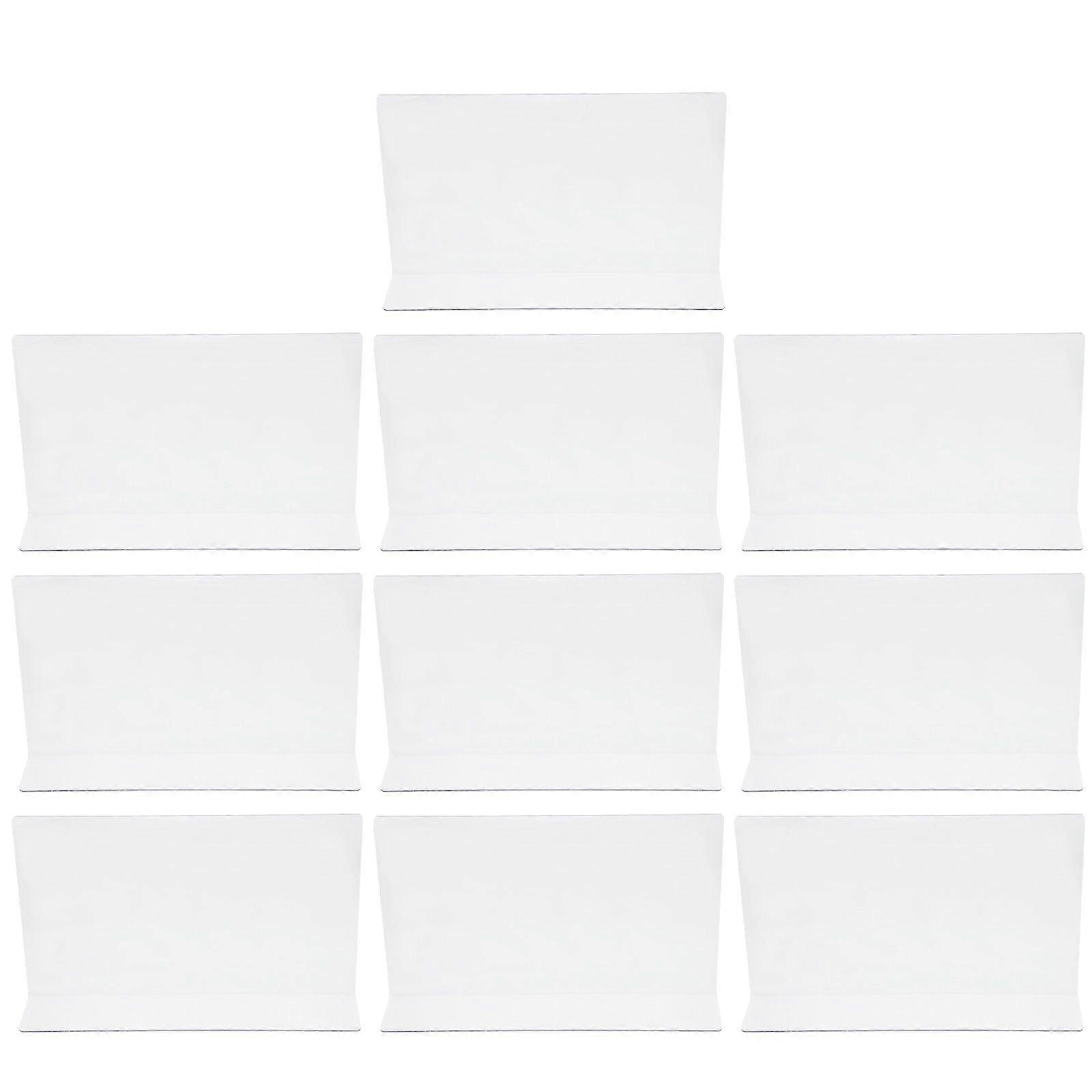 10pcs Plastic Shelf Divider Side Splitters Supermarket Classification Racks