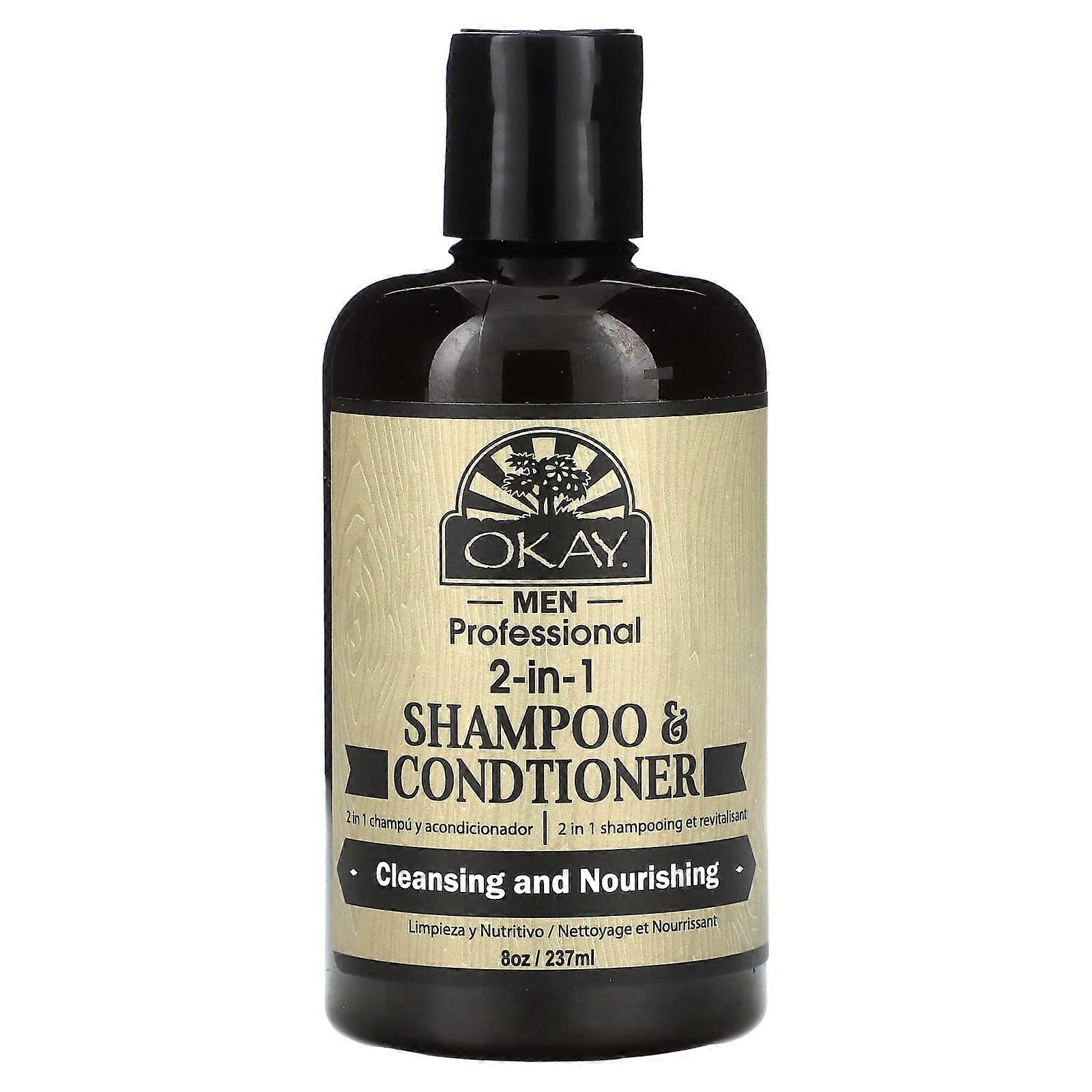 Men Professional 2-in-1 Shampoo & Conditioner, 8 oz (237 ml)