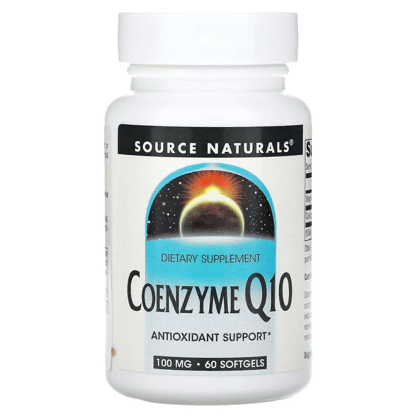 Co-enzym Q10, 100 mg, 60 softgels