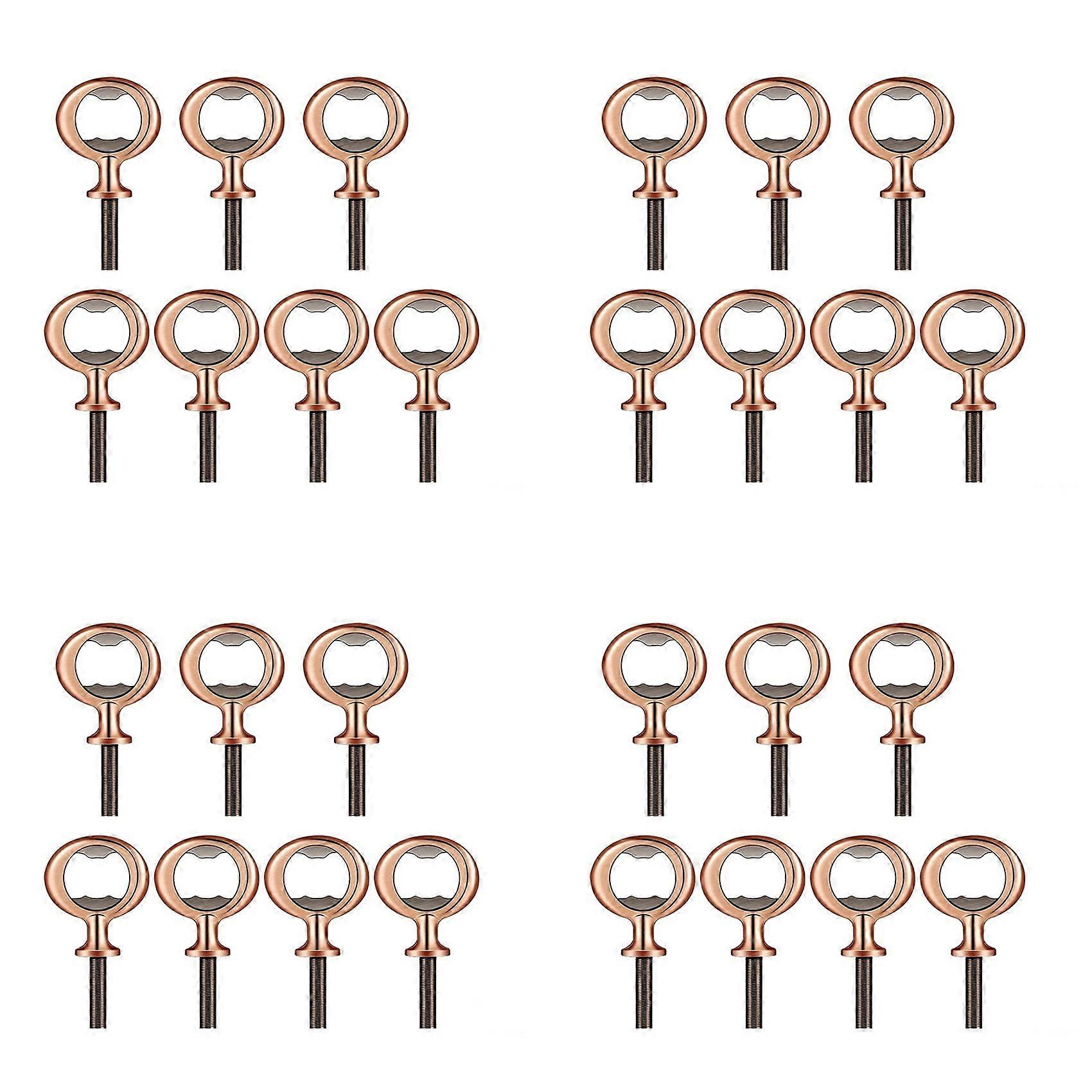28X Corkscrew Kit Bottle Opener Wine Party DIY Craft Beer Bottle Opener Blank Bottle Opener Bronze