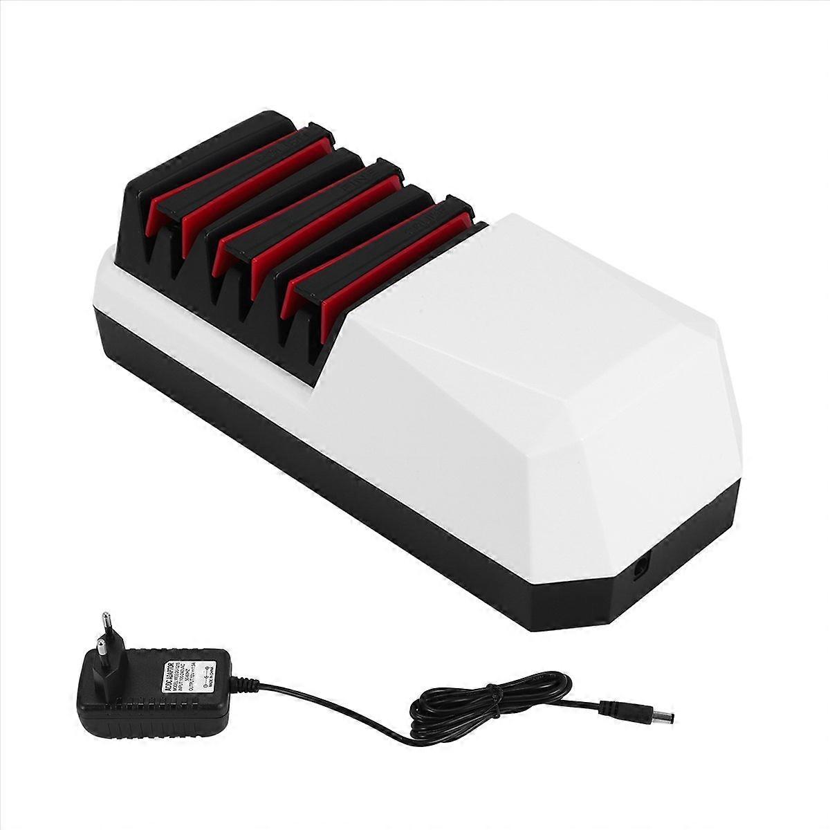 Electric Knife Sharpener- Knife Sharpeners, 3-Stage, White EU Plug