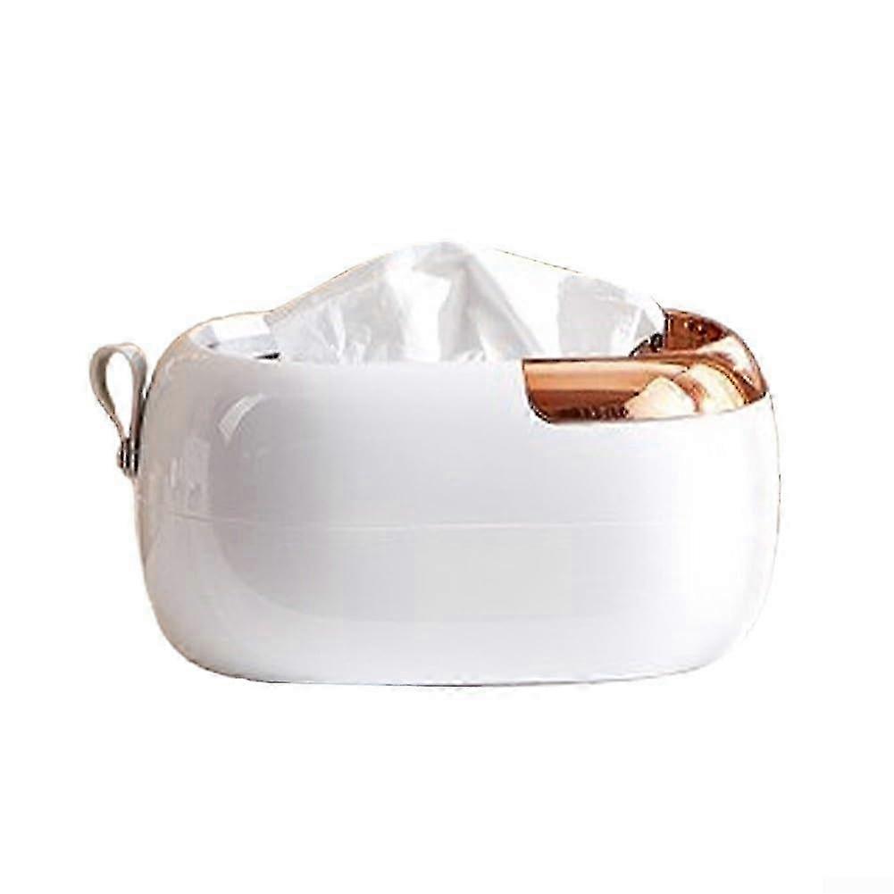 Paper Towel Holder with Innovative Spring Mechanism, Wall or Table Design, Easy Access Wide Opening, Quick Paper Change, White