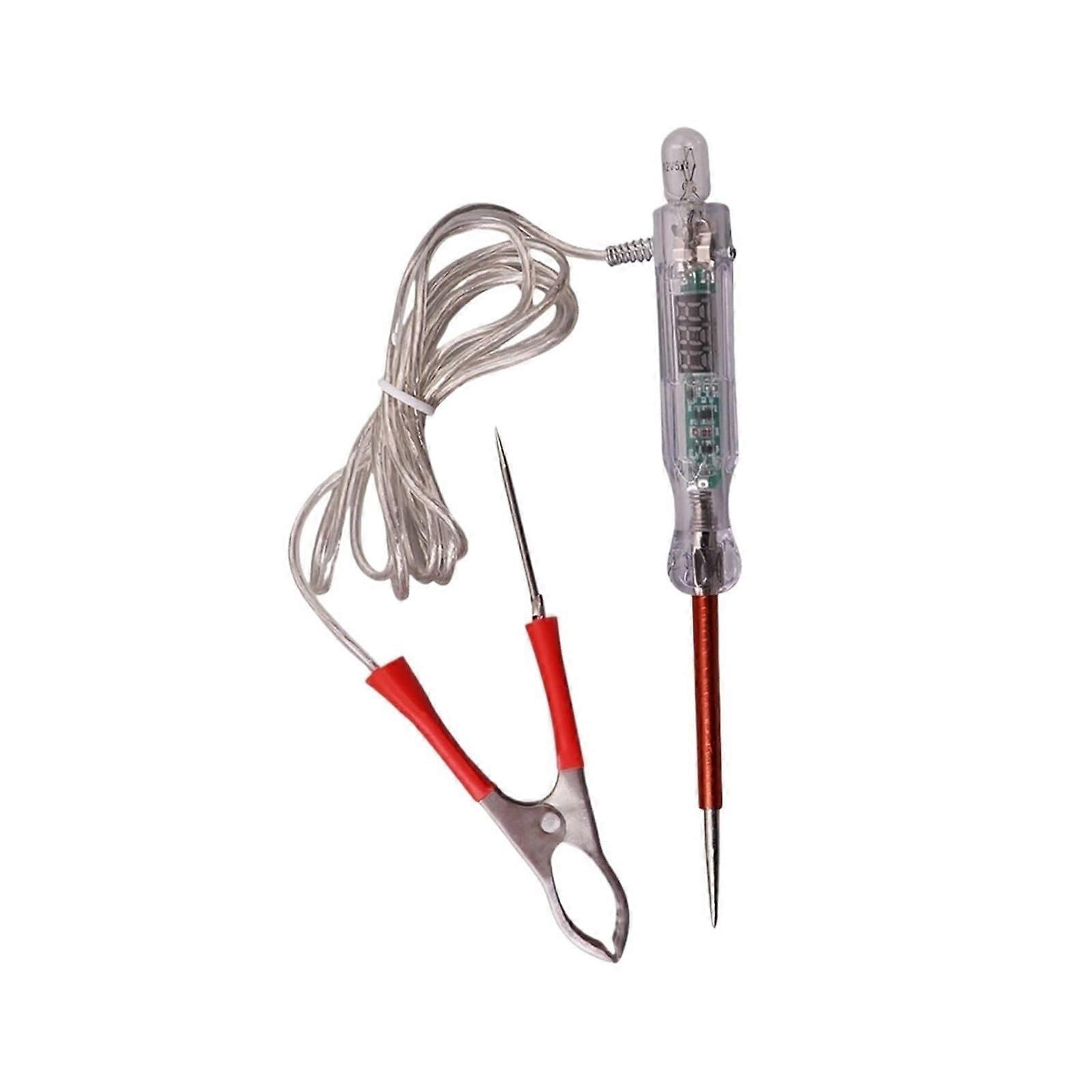 Voltage Tester 4Pack 6V 12V 24V Car Light Probe Pen DualColor LED Circuit Tester Diagnostic Tool Auto Electrical Tool