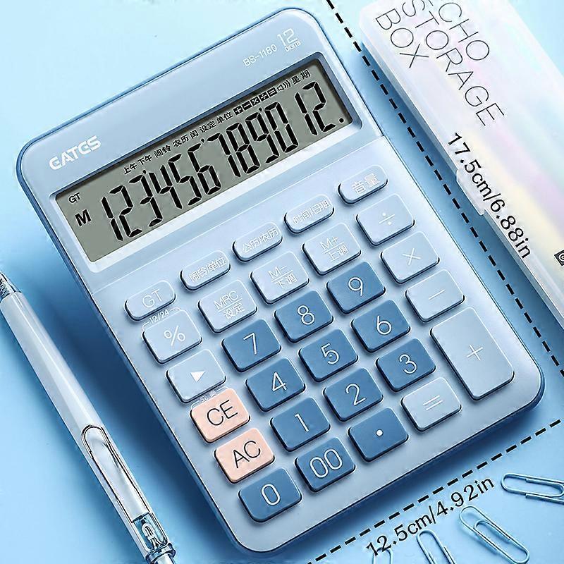 Multifunctional Solar Calculator Office Dedicated Business with Voice Pronunciation Accounting Student Portable Calculators