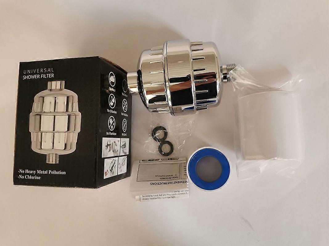 Hard Water Shower Filter, Showerhead Filter Pure Shower Chlorine Water,15 layer