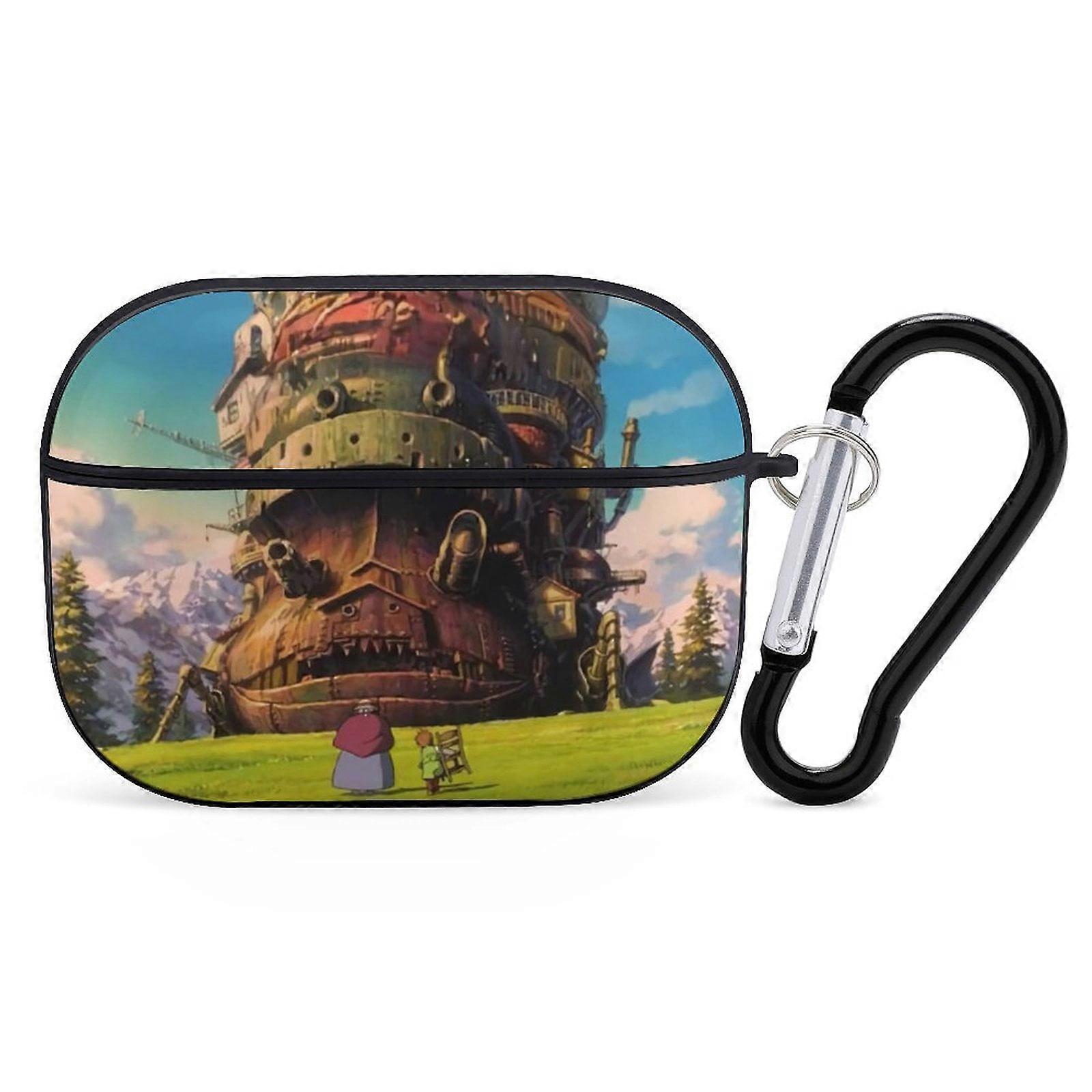 Howl's Moving Castle Case compatible with Airpods Pro, Women's Case, Supports Wireless Charging