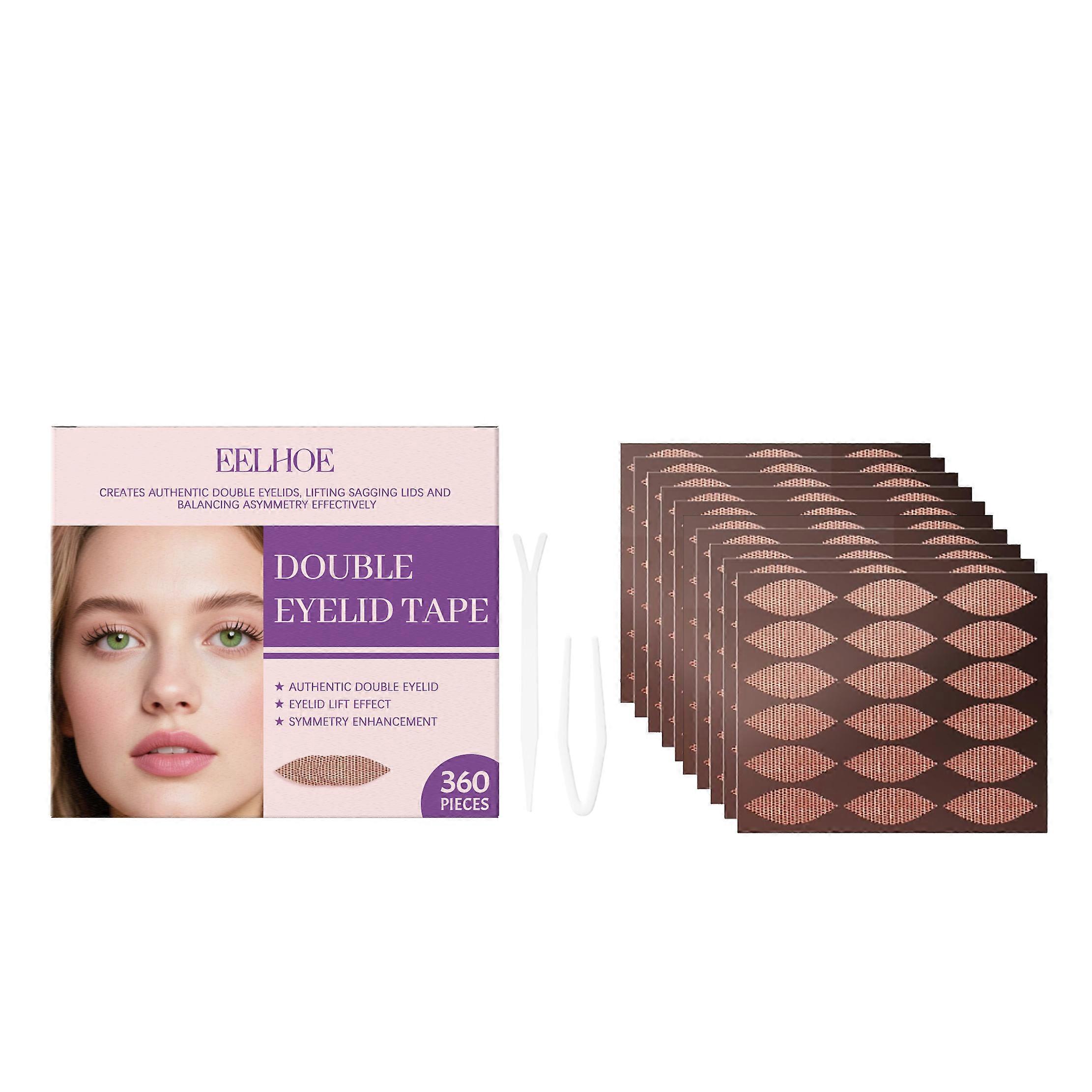 Eelhoe Double Eyelid Sticker Set: Natural And Lightweight, Enhancing Clear Eye Contours. Portable Double Eyelid Stickers For Daily Use