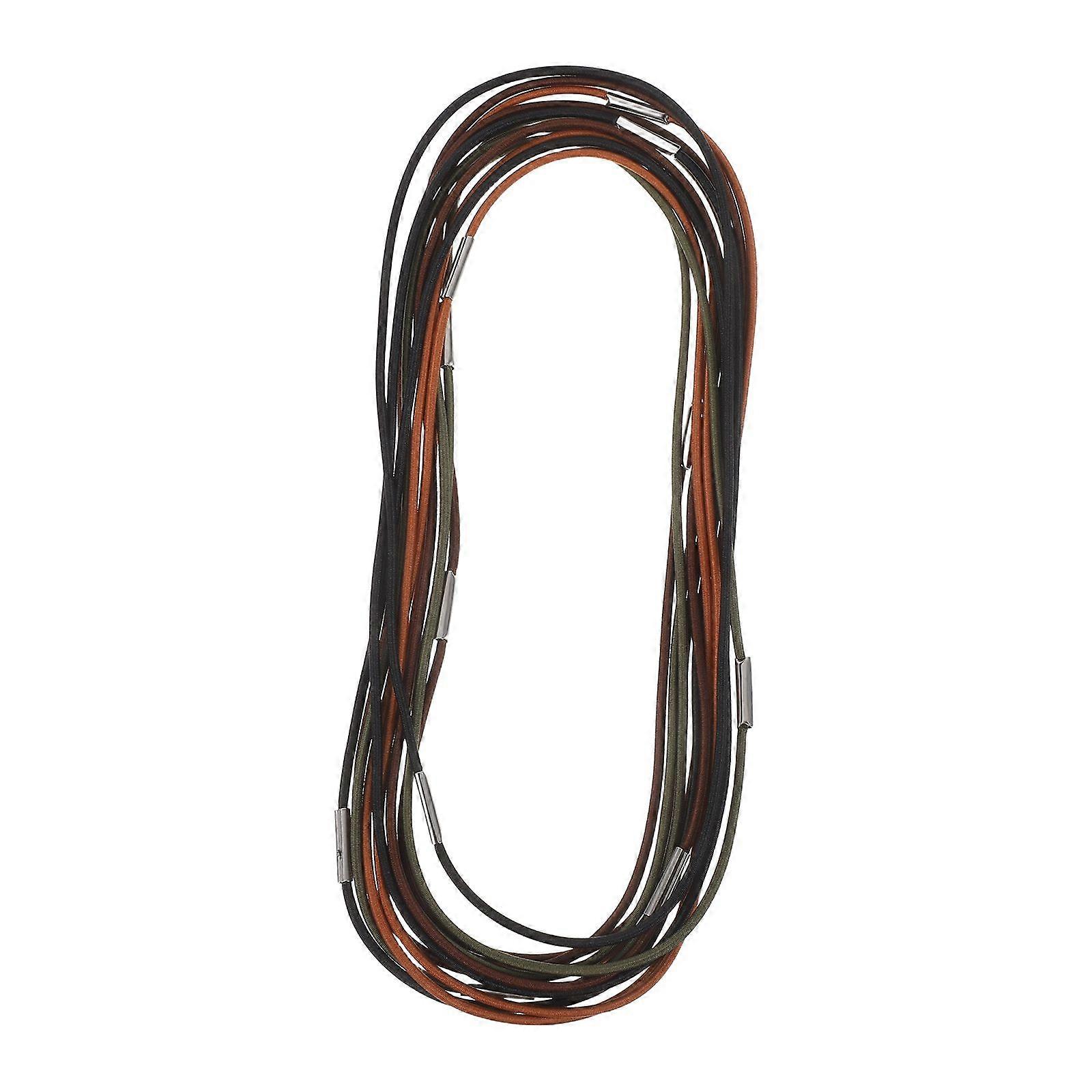 12pcs Notebook Elastic Bands - Stretchy Nylon Rope - Binding Elastic Cord - Notebook Strap for Travelers Accessories