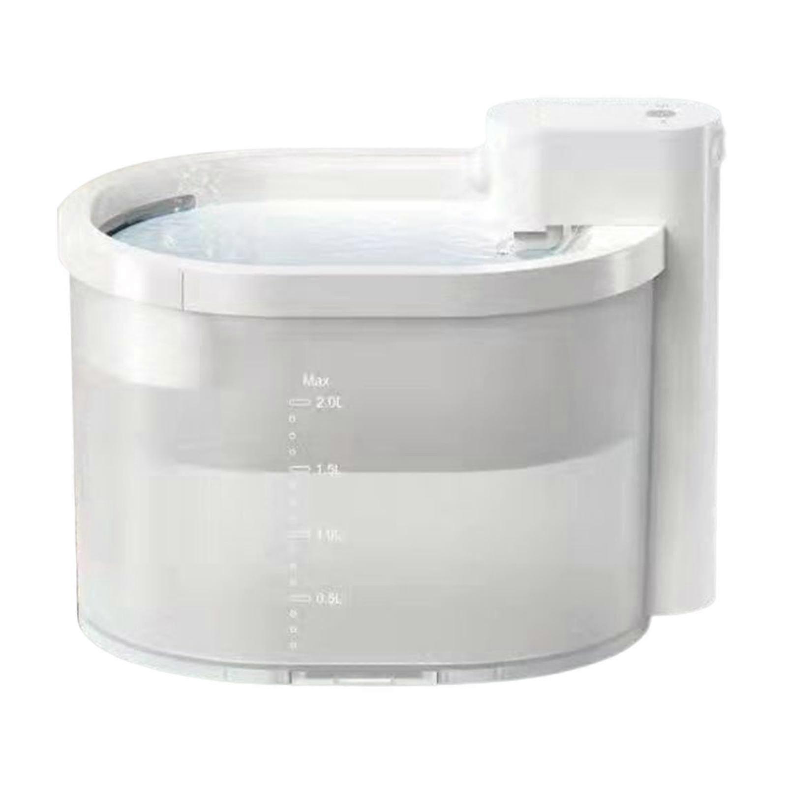 Automatisk kattevandfontæne synlig vandstand 2l elektrisk kæledyrsvander