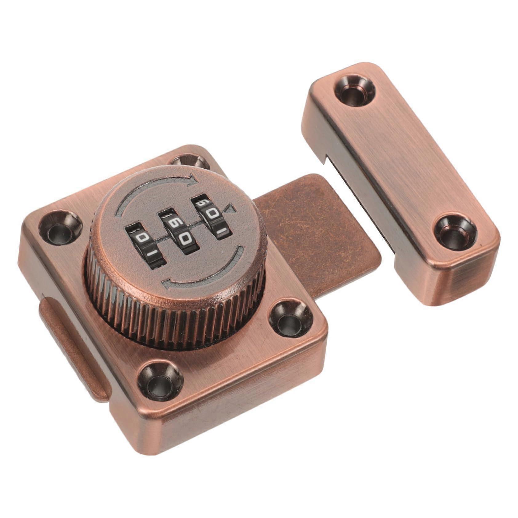 AntiTheft Mechanical Cabinet Lock Combination Code Locker Hasp For Filing Cabinets Office Home Use