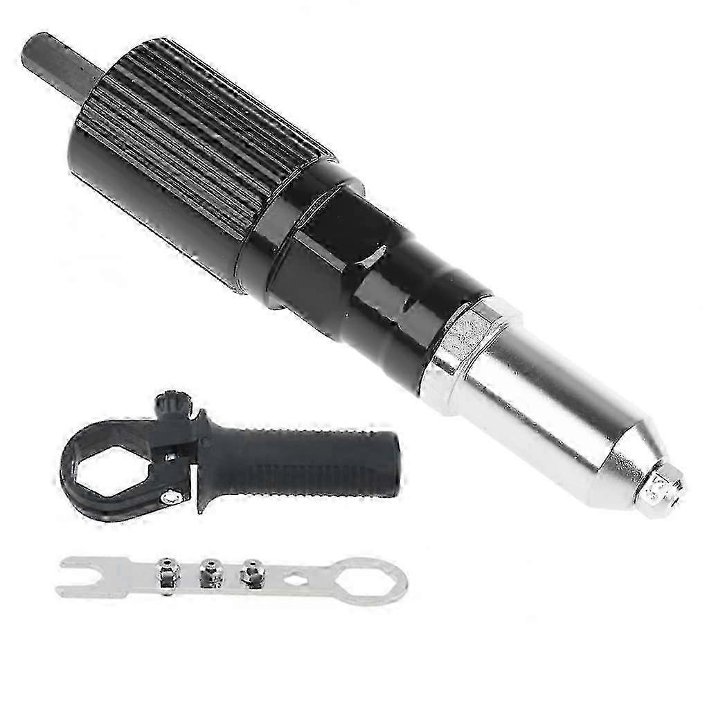 Compact electric rivet machine, rivet drill adapter, professional hand tools, electric rivet nut machine, alloy