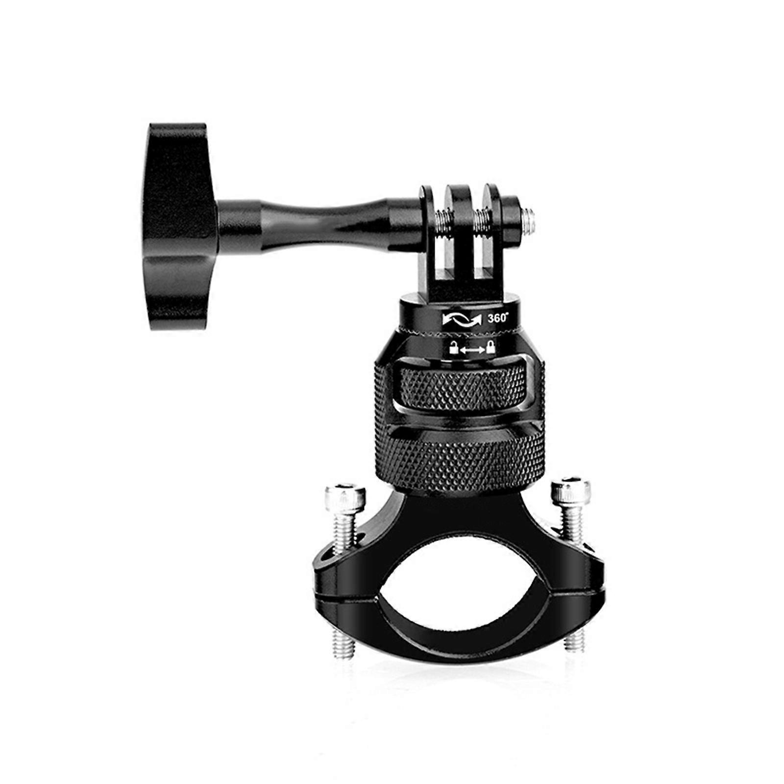 Quick Install 360°Rotating Action Camera Holder For Bike Motorcycle Handlebars Mount Vibration Dampening Bracket Multicolor