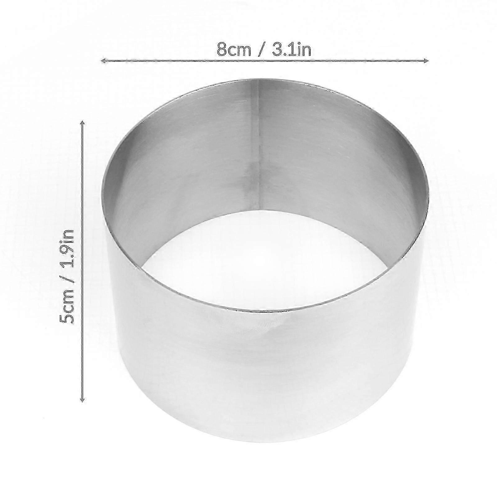Cooking & Dessert Rings - 8 Piece