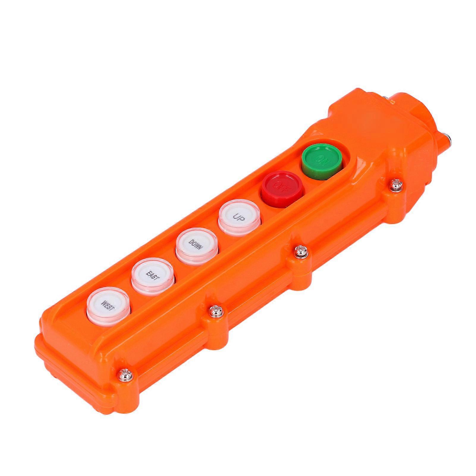 Crane Controller Hoist Remote Control Station Push Button Switch 6 Ways COB‑62A /500V