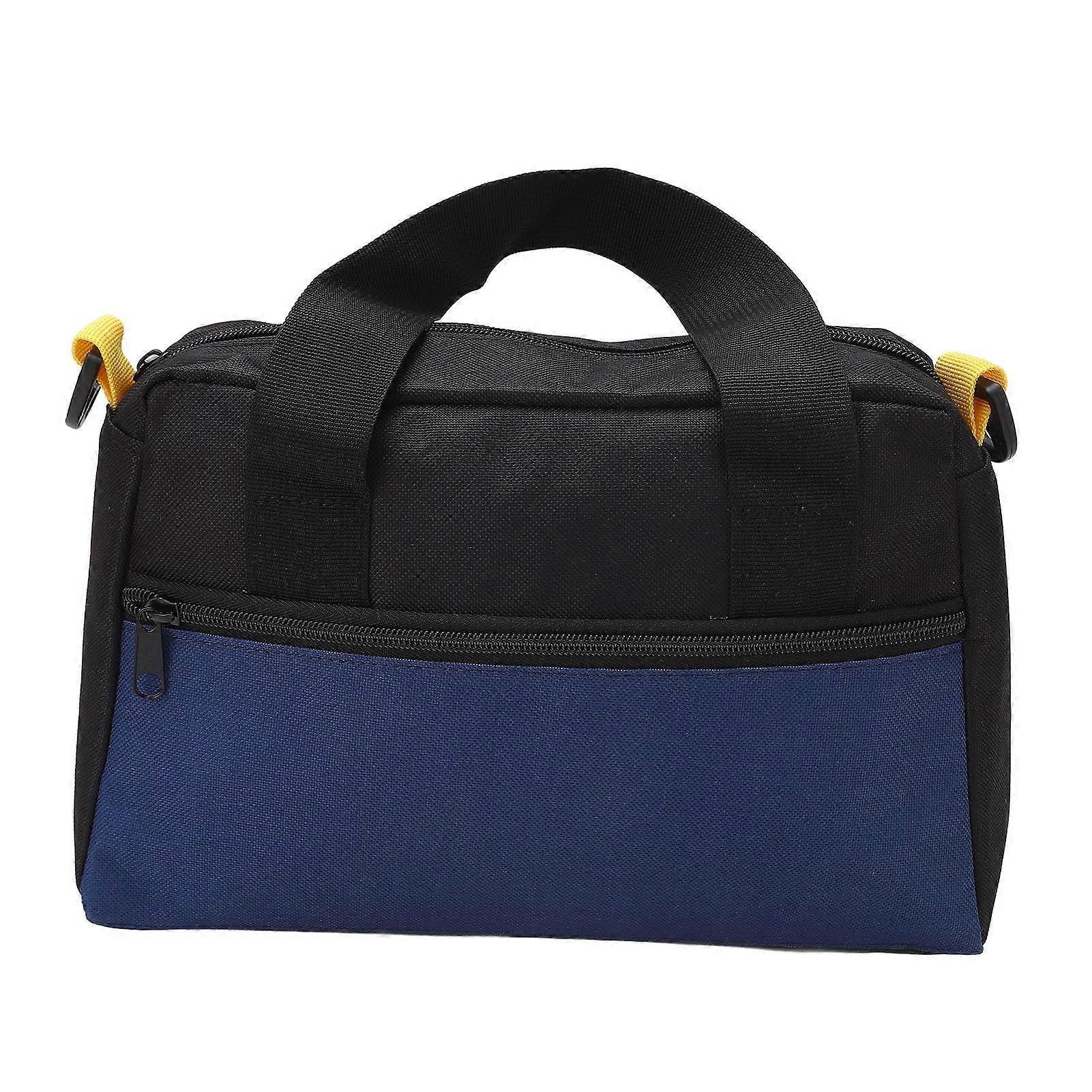 Heavy Duty Tool Bag Canvas Sturdy Large Capacity Portable Hardware Bag for Mechanic Electrician 12 Inch
