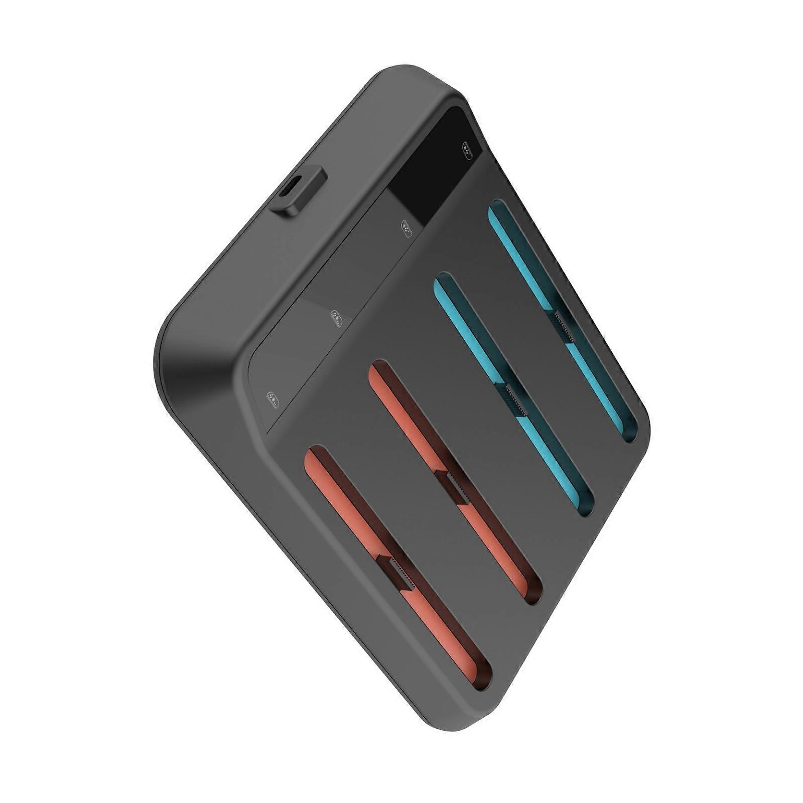 Charger Base Controller Charging Station Magnetic Charging Dock Cradle for NS2 Charging Stand with Light  Black