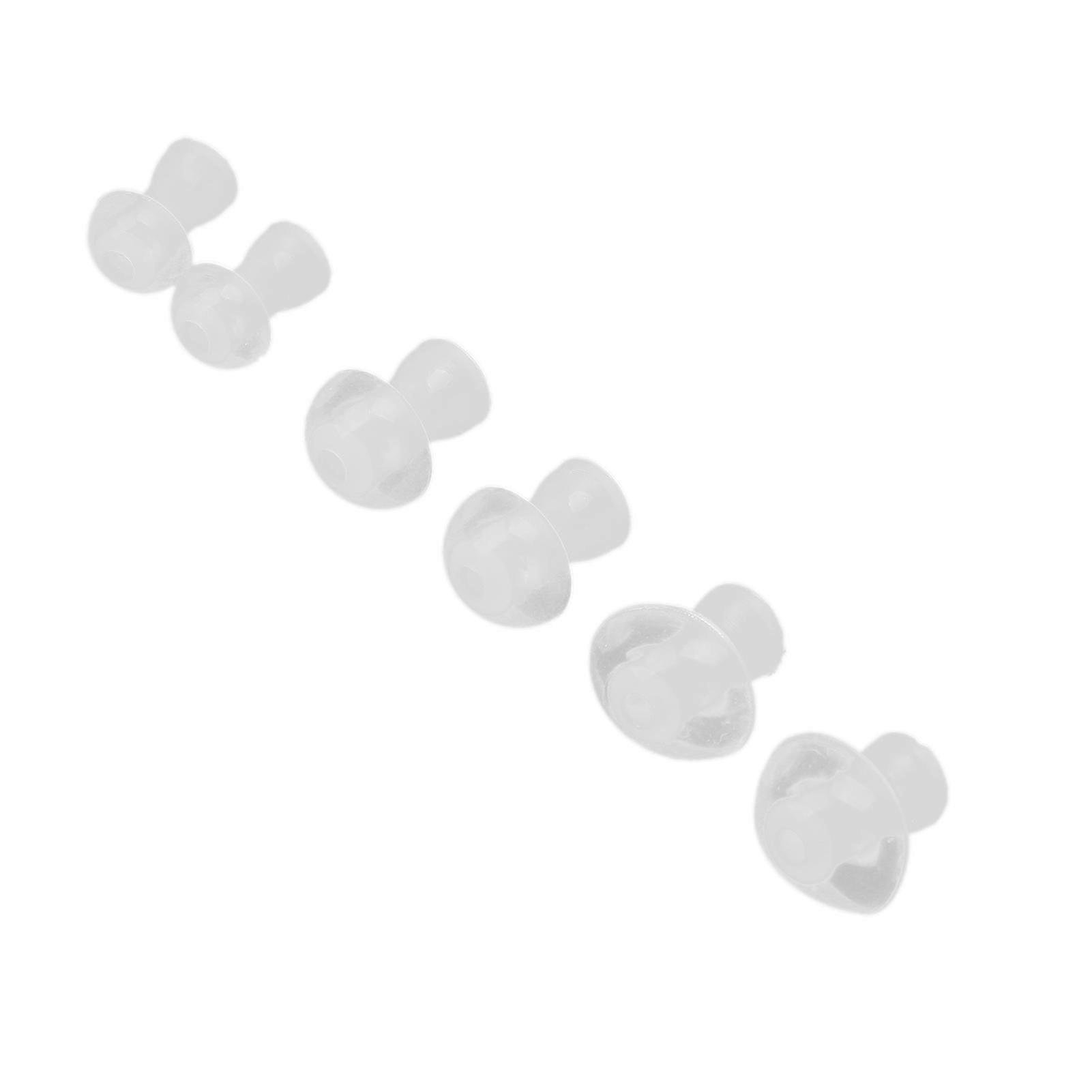 Hearing Aid Ear Tips Silicone Earplugs Replacement Buds 6pcs Domes