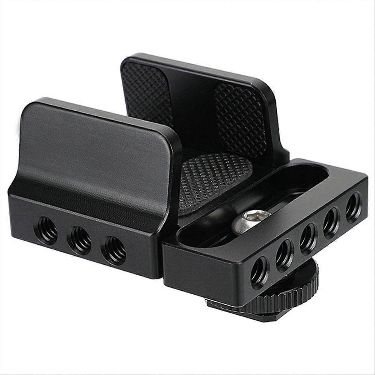 Universal SSD Holder Adjustable Hard Drive Clamp with 1/4"-20 Mounting Points for Width Range 35-80