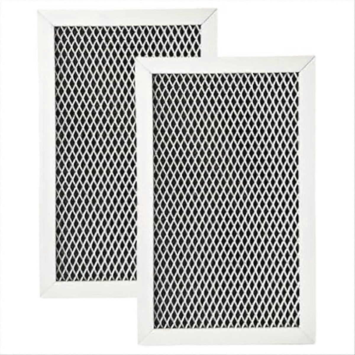 2Pcs Microwave Charcoal Filter Mesh Replacement for JVM6175EK5ES