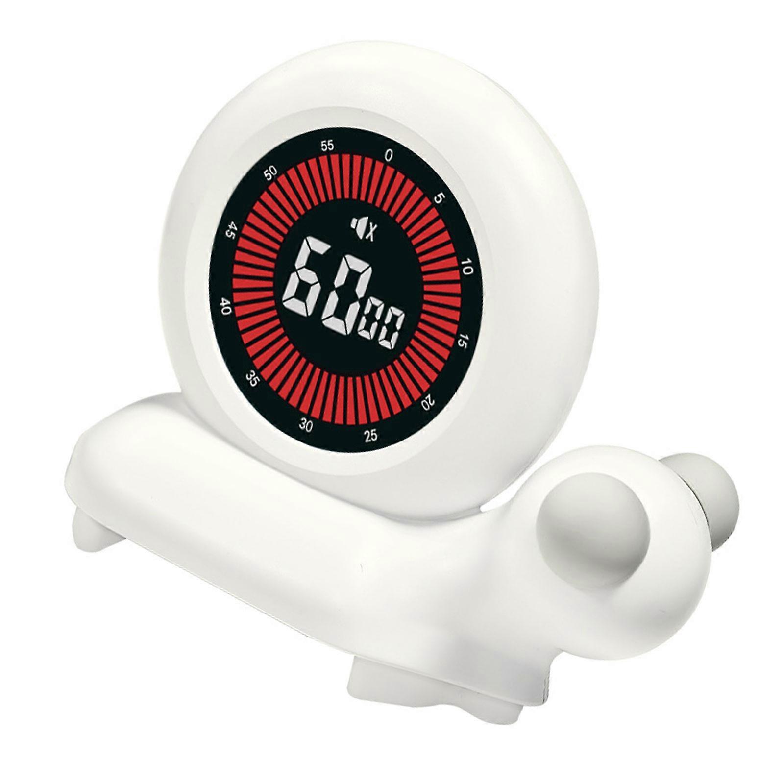 Large Display Rechargeable Visual Timer With Adjustable Countdown Setting for Cooking Studying Meetings Home Office Use Multicolor