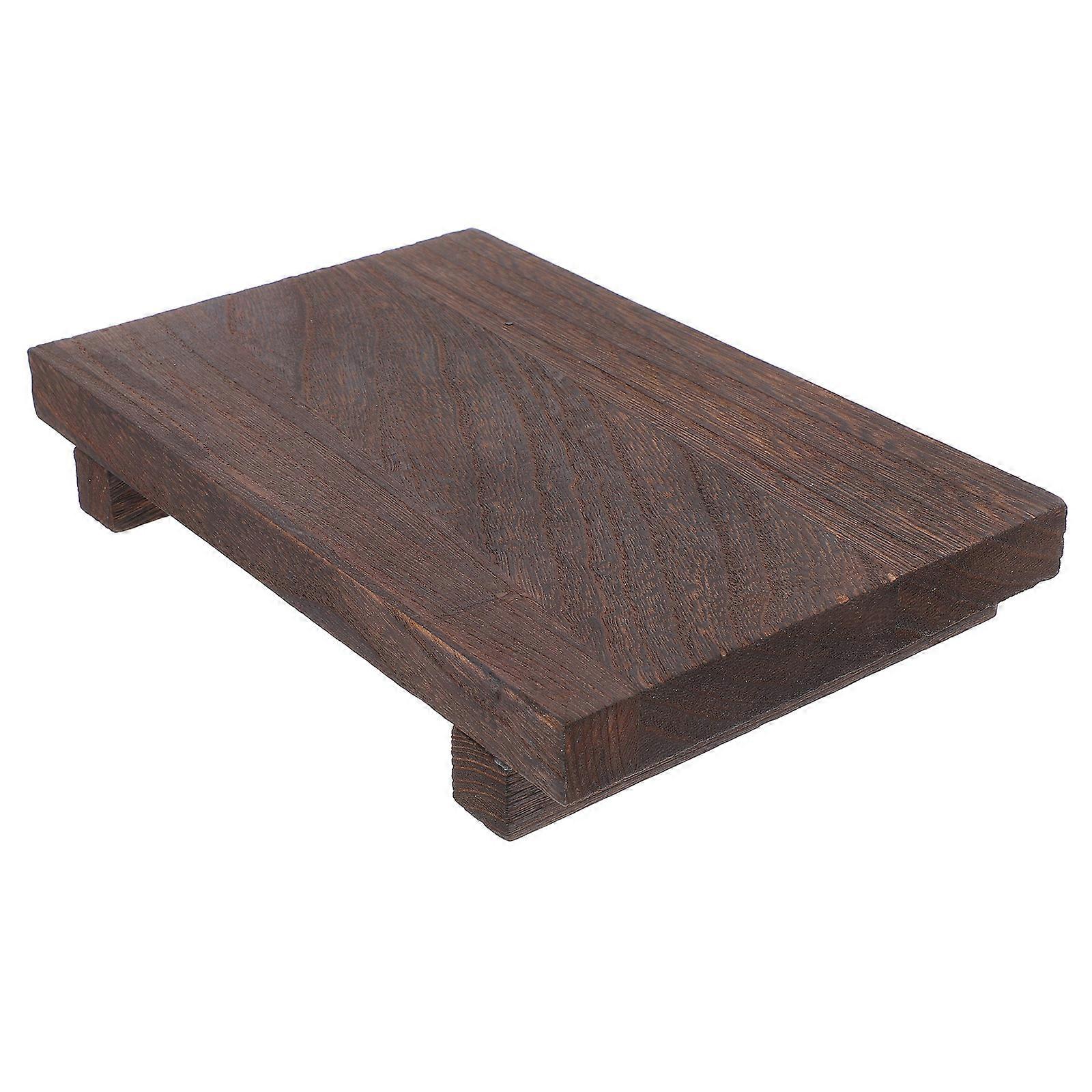 Square Wooden Display Shelf for Home Multi-Functional Organizer