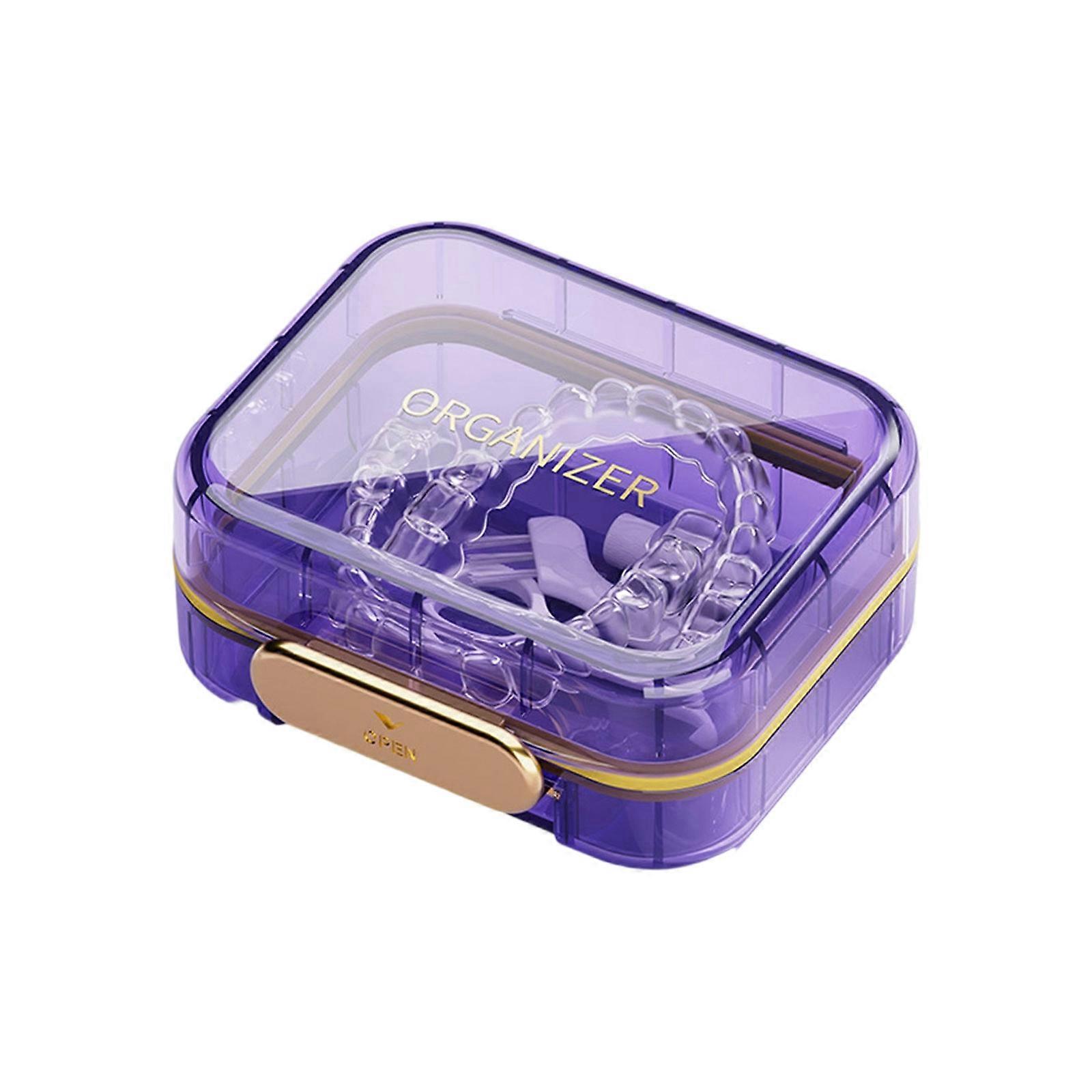 Unscented Deposit Storage Box For Daily Use With Ergonomic Plan And Moisture Security  Purple