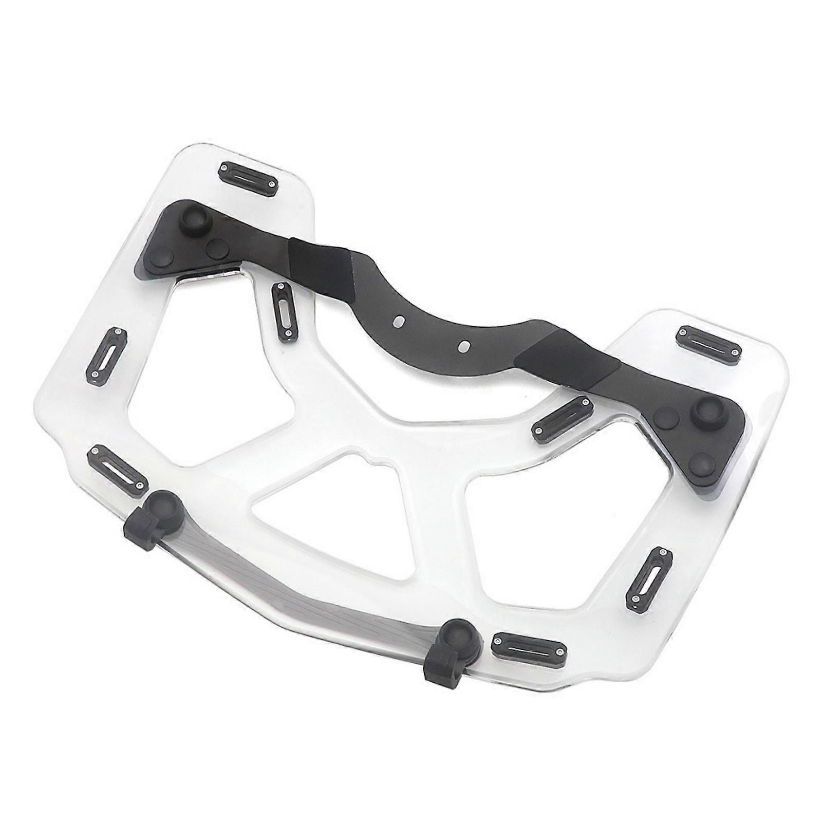 Scratch Resistant Clear Motorbike Cargo Rack Mixture Reinforced Frame Hassle Complimentary Mounting For Cycling Rudiments Multicolor