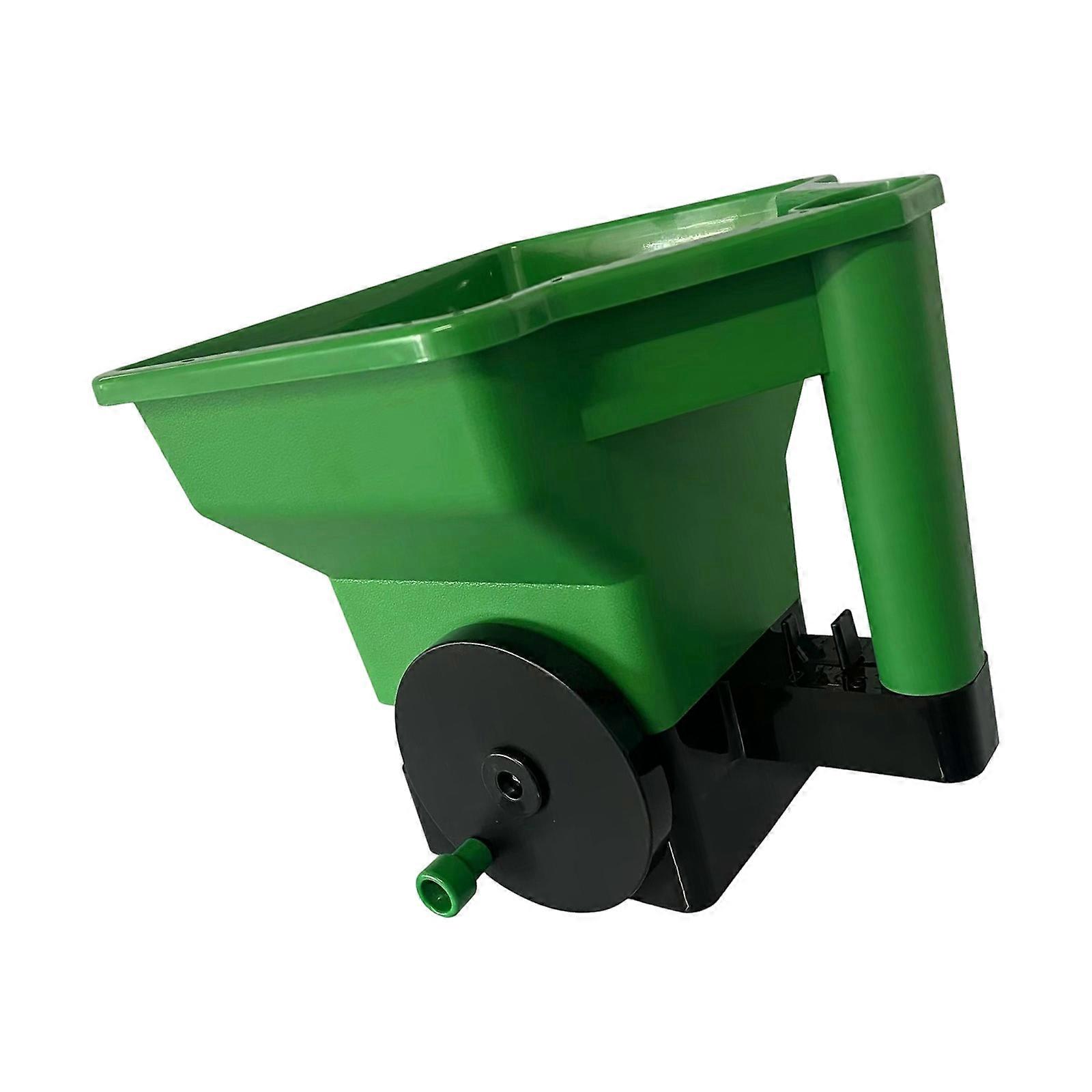 Easy Grip Multipurpose Handheld Spreader Tool No Assembly Required Ideal For Precise Seedlings Fertilizers Distribution  Green