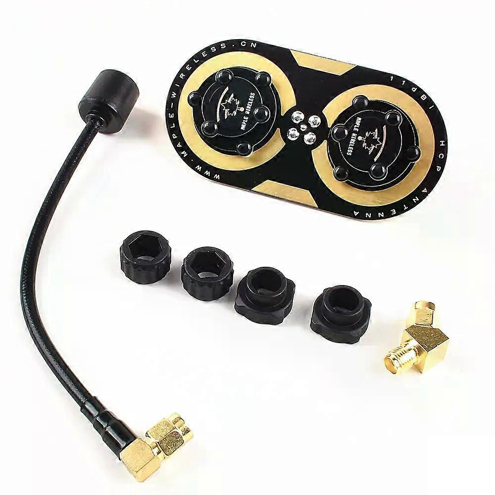 Maple Leaf Antenna 58GHz 11dBi Wireless Circular Polarized FPV Antenna Kit For Fatshark SKYZONE EV300D Monitor RC Goggles