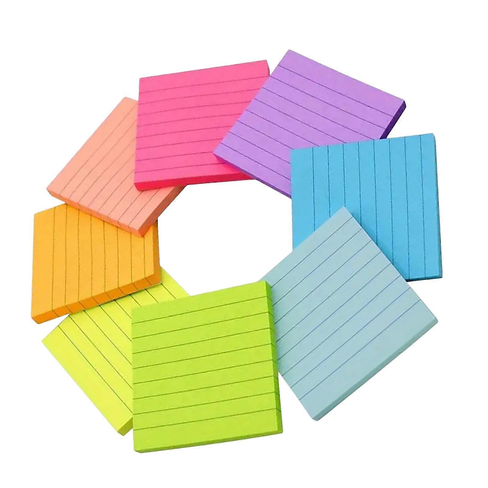 360 Sheets Colorful Notes Paper for Writing 75x75mm Adhesive Note Paper Pocket Notepads for Office School Multicolor