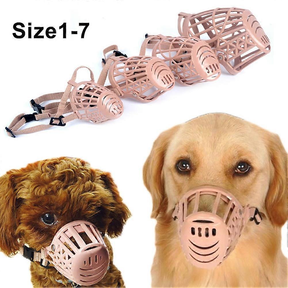 Multi-size dog muzzles, breathable basket muzzles, suitable for small, medium, large, and extra-large dogs, bite-proof, bark-proof, and