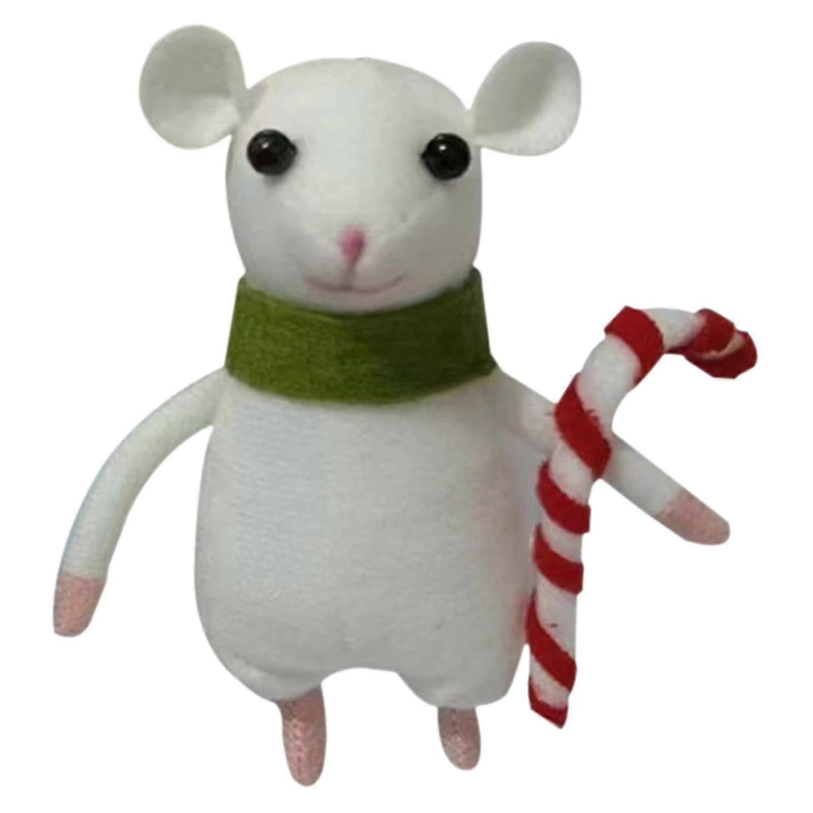 Halloween Felt Mouse Decor - Pumpkin Accessory for Christmas Tree