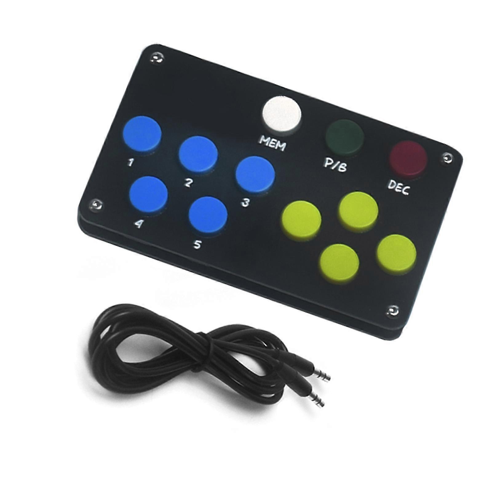 Shortwaves Radio Remote Control Keyboard Set For FT710 FT991 FT891 FTDX10 Remote Keyboard Unassembled Set Multicolor