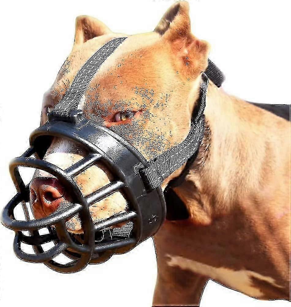 Soft Basket Muzzle For Dogs Secure And Comfortable Fit, Better Prevent Bites, Chewing And Barking Muzzle - MXBC